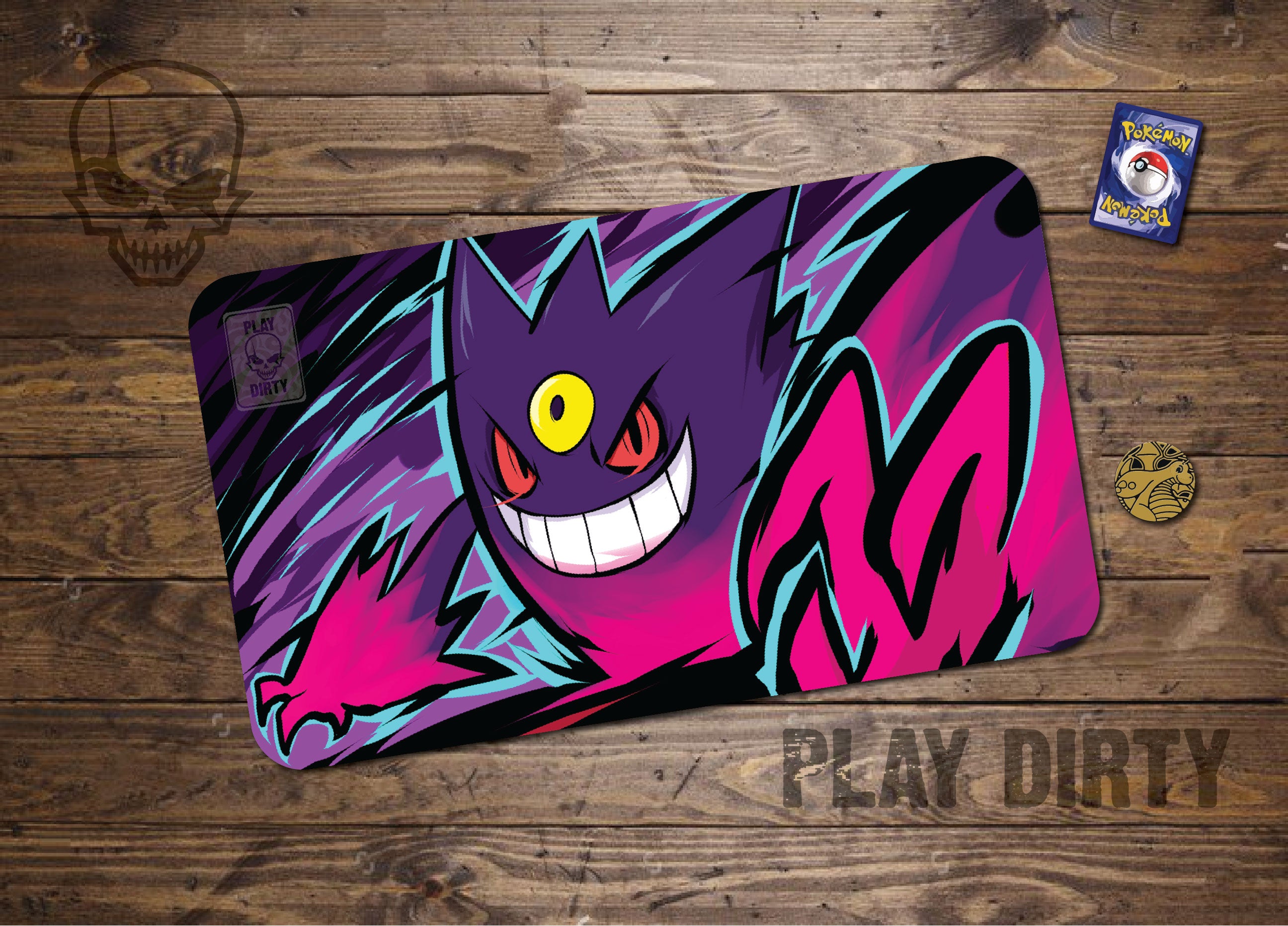 Mega Gengar Comix Playmat – Dirty PB